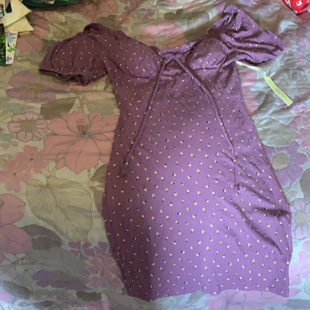 Purple flower dress